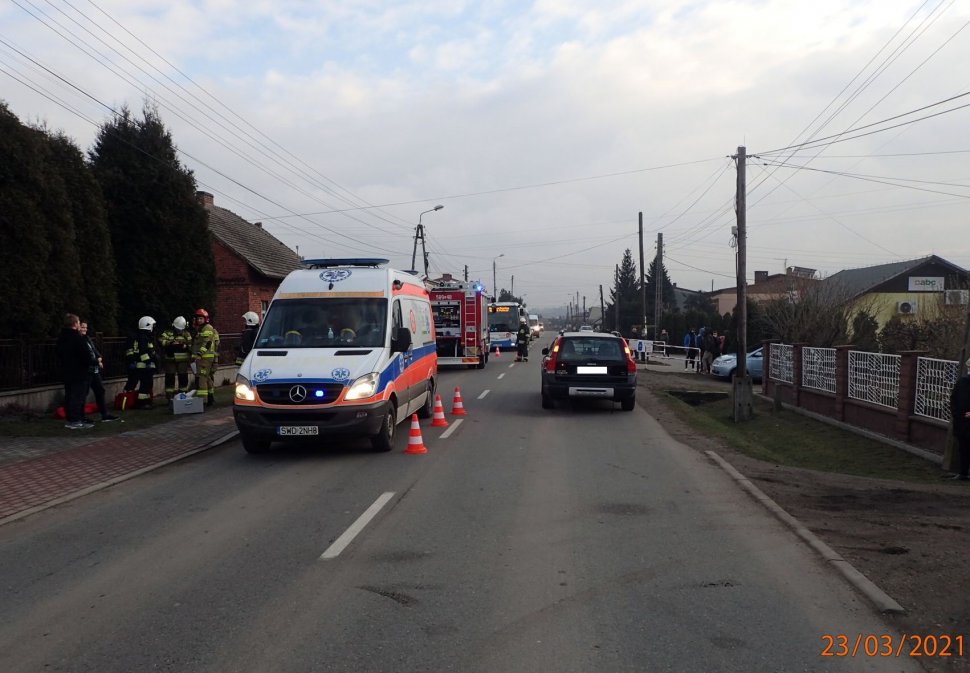 Gaszowice, ulica Rydułtowska - miejsce potrącenia 9-latka.