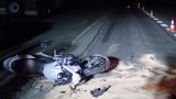 Uszkodzony motocykl