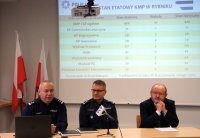 Szef rybnickich policjantów, Prokurator Rejonowy oraz Zastępca Komendanta Wojewódzkiego Policji w Katowicach.